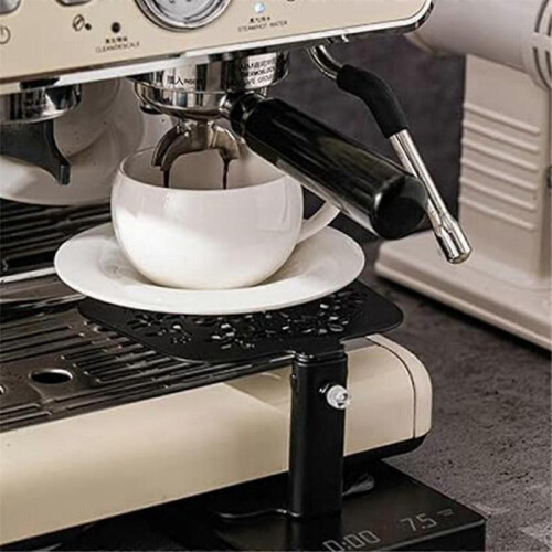 Coffee Machine Electronic Scale Bracket, Extraction and Weighing Adjustable Bracket, Coffee Weighing Stand (Black 3) 2