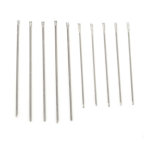 10 pezzi di aghi per il rerooting dei capelli della bambola 0.6/0.8mm 2