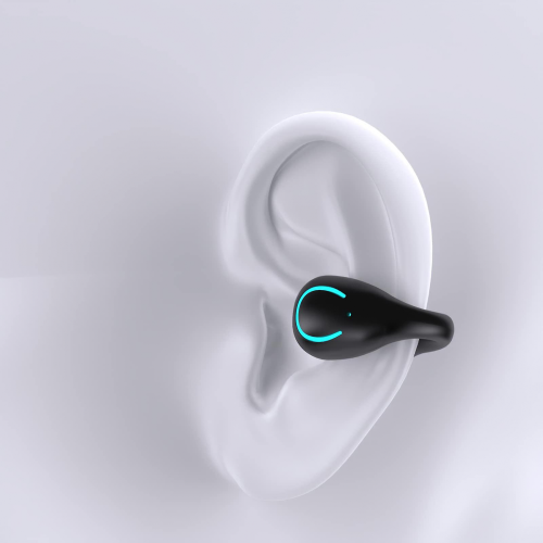 Open Ear Bone Conduction Headphones Wireless Bluetooth-compatible With Digital Display Charging Compatible with Cycling Running Driving 1