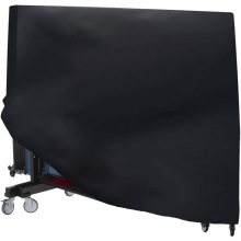 Wasserdichte Tischtennis- und Pingpong-Tischabdeckung 165 x 70 x 185 cm Schwarz