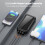 (Μαύρο) QTshine Ηλιακή Τράπεζα Ενέργειας 26800mAh, Φορητός Ηλιακός Φορτιστής USB C με 3 Έξο 3
