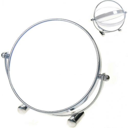 8 Inch Double-Sided Cosmetic Mirror with 3x Magnification compatible Personal Grooming and Makeup Application 1