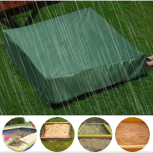 Θάλαμος άμμου από μουσαμά 120x120 cm, αδιάβροχο κάλυμμα προστασίας από υπεριώδεις α 2