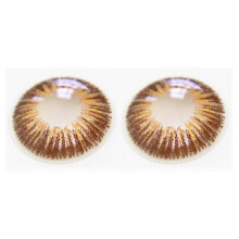 (Brown) 1pair Color Cosmetic Contact Lenses Colored Lenses For Eyes Women Party Cosplay