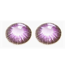 (Pink) 1pair Color Cosmetic Contact Lenses Colored Lenses For Eyes Women Party Cosplay
