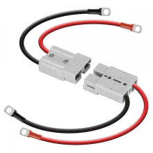 Anderson Connector 50A Kit Anderson Plug 8 Guage 30cm Battery Cables Waterproof Quick Connectors compatible Lifepo4