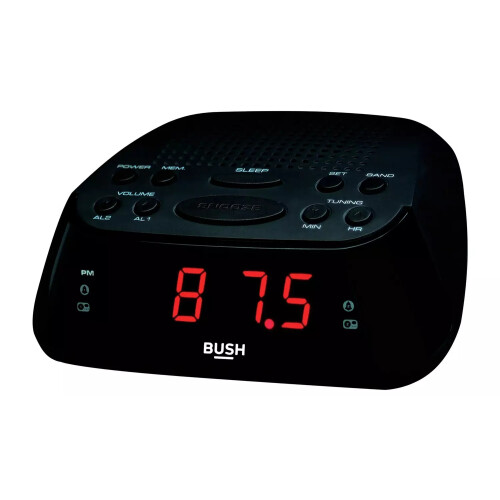 Bush Bush Clock Radio - Black