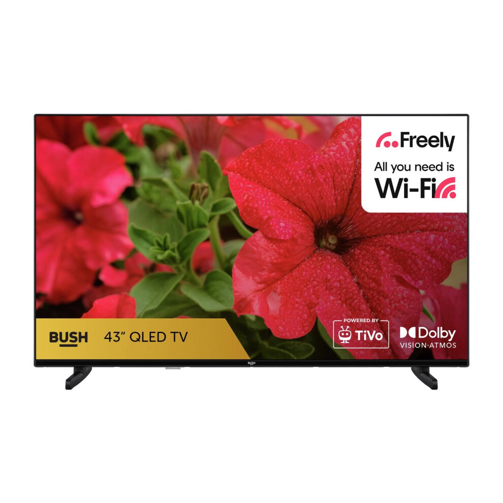 Bush 43 Inch 43Qt24sb Smart 4K Uhd Hdr Qled Tivo Freely Tv