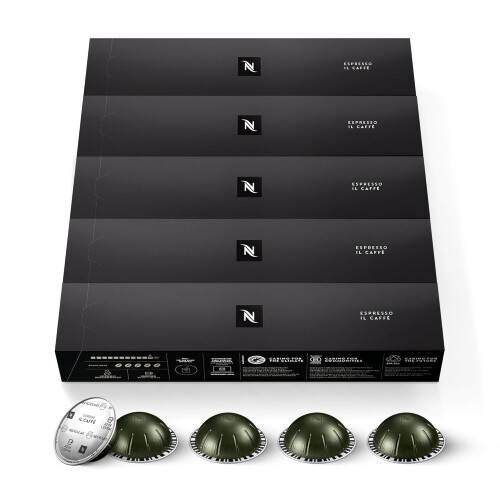 Nespresso Nespresso Vertuo Il Caffe 50 Coffee Capsules for Double Espresso