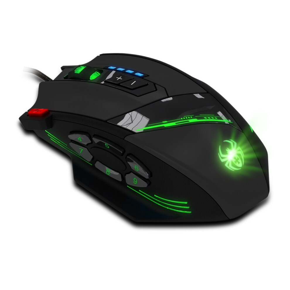 (Black) Zelotes Master C12 Mouse Black 6935158946693