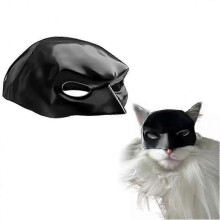 (L) New Bat Cat Avenger Mask Cosplay Hat Cat toys Ornament Cool Batman Cat Masks Pet Supplies Decoration Sales