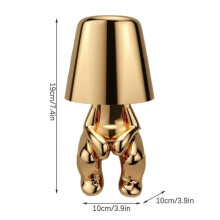 (Mr WHEN) Thinker Car Led Lamp Decorative Table Lamps Protect Eyesight Touch Control 3 Level Brightness Night Light Tw