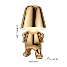 (Mr WHO) Thinker Car Led Lamp Decorative Table Lamps Protect Eyesight Touch Control 3 Level Brightness Night Light Tw