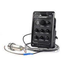 Fishman 4 Band 301 Eq Tuner Piezo Mic Presys Blend Acoustic Guitar Pickup Preamp