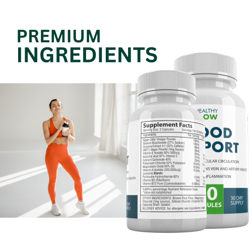 Healthy Flow Blood Support 60 Capsules - 1 Month Supply 2