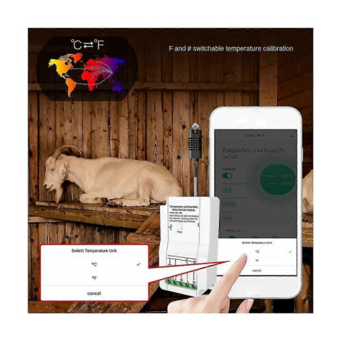 Wifi Tuya Smart Home Switch Smart Temperature And Humidity Sensor App Timing Switch Remote Control
