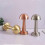 (Dumbbell, Sliver) Rechargeable Led Table Lamp Touch Sensor Desk Light Bedroom Restaurant Bar Dcor Tw 3