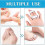 (Khaki)10pcs Buddy Tape Finger Straps No Slip Hook Loop Finger Splints, Reusable Fabric Buddy Wraps For Broken Toes Tw 3