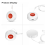 Mini Tuya WIFI Elderly SOS Button Waterproof Emergency Panic Sensor 3
