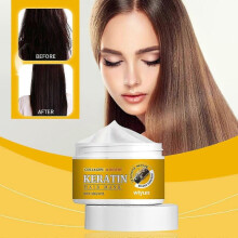 (2Pcs) Collagen Hair Mask for Damaged Hair, Deep Repair Conditioning Hair Treatment for Curly or Straight Thin Fine Hair