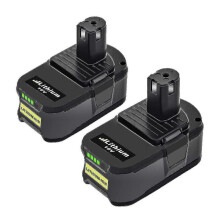 2X 18V 5.5Ah Battery Replacement for Ryobi 18V One+ P108 RB18L50 RB18L40 RB18L25 RB18L15 RB18L13 P108 P107 P105 P104 P103 P102 Cordless Tools