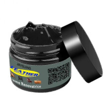 (Black)Leather Color Repair Paste Leather Polishing Coloring Agent Stain Wax Cream For