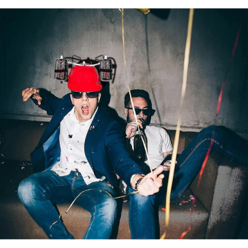 (Red) Beer And Soda Drinking Helmet Party Hat 1