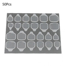 50 Sheets Double-side Nail Glue-stickers Nail Adhesive Tabs for False Nail Tips