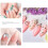 50 Sheets Double-side Nail Glue-stickers Nail Adhesive Tabs for False Nail Tips 2