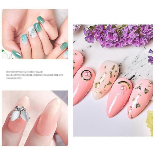 50 Sheets Double-side Nail Glue-stickers Nail Adhesive Tabs for False Nail Tips 1