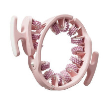 (pink) Round leg massage roller muscle massager for legs, neck, arms and feet