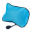 (Blue) Air Inflatable Cushions Back Support For Car Portable Pillow With Pump Office 1