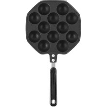 Octopus Bbq Grill Pancake 12 Holes for Making Octopus Balls (12 Hole Octopus Balls Grilling Tray)