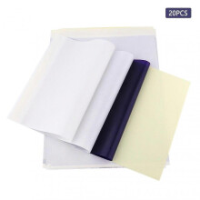 (20 Sheets) A4 Tattoo Transfer Paper Tattoo Stencil Thermal Transfer Paper Reusable Tattoo Tracing Paper Tw
