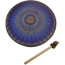 (Purple) New Shaman Drum, Tree Of Life Decoration Design, 25cm Handmade Shamanic Drum