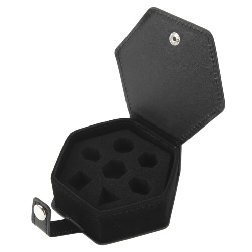 Dice Box Storage Case Tray PU Leather Sponge 2