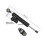 Cnc Aluminum Universal Motorcycle Adjustable Steering Damper Stabilizer Black 3