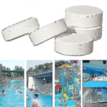 (200pcs) 50pcs/100/200pcs Chlorine Tablets Multifunction Instant Disinfection For Swimming Pool Tub Spa Tw