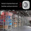 Door Chime,wireless Door Motion Sensor Detector Smart Visitor Doorbell 5