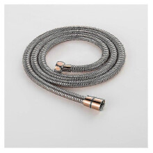 High Flow Shower Hose In Stainless Steel Double Fixing 1.5 M (1.5m Rose Gold)