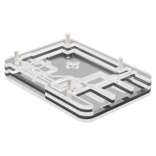 5-Layer Acrylic Case for 5 Compatible with for 5 Active Cooler Precision Cutouts