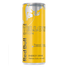 Red Bull Yellow Edition-Tropical Fruit Flavor Drink 250ml (Pack of 36)