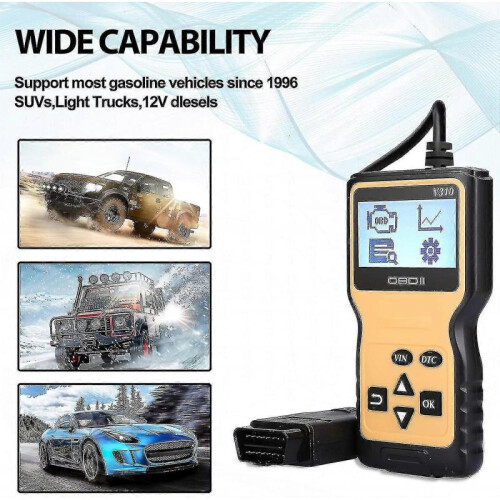 V310 Obd2 Code Reader Error Diagnostic Tool for All Vehicles 2