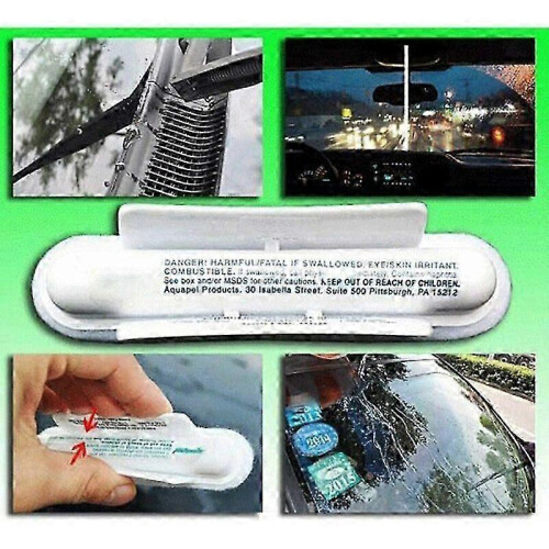 10 Pack Windshield Applicator Glass Treatment Water Repellent Rain Repellent Cleaning with Applicator 2