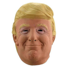 (D) Donald Trump Mask-latex Full Head (adult Size)