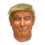 (A) Donald Trump Mask-latex Full Head (adult Size) 1