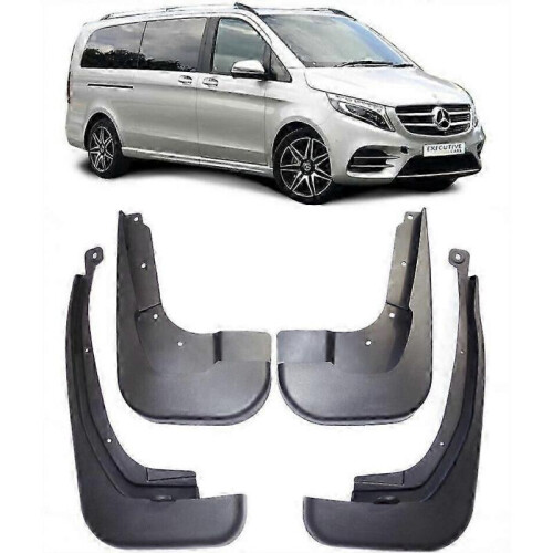 Genuine Set Splash Guards Mud Flaps for 2016-2024 Mercedes Benz V Class Amg Line