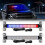 (White) 40 Led Strobe Light Emergency Flash Warning Lamp Auto Windshield Bar Traffic Advisor Flashlight Red Blue Car Accessories 12v-24v 2