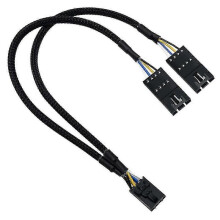 Rgb Splitter for Corsair Rgb Hub, Lighting Node Core And Icue Commander Core Xt 4 Pin Male To Female