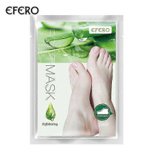 Exfoliating Foot Mask Peel Feet Removes Dead Skin Aloe Vera Socks 1 Pair Efero